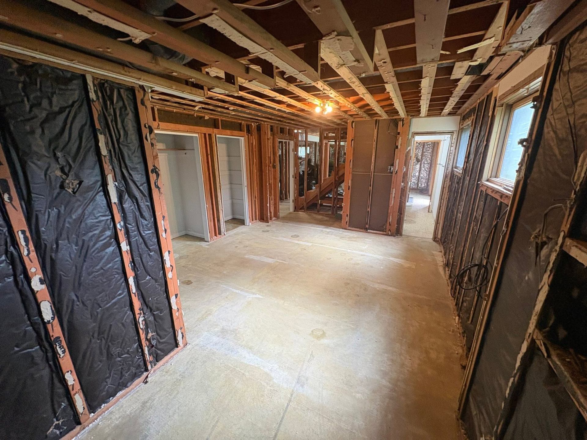 Interior remodel in progress by Elite Home Services